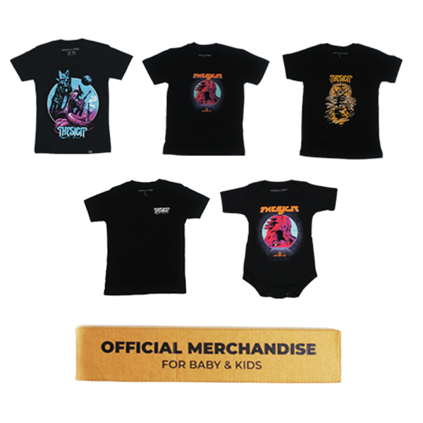Official Merchandise Baju Anak Band The Sigit Gate Of 15th