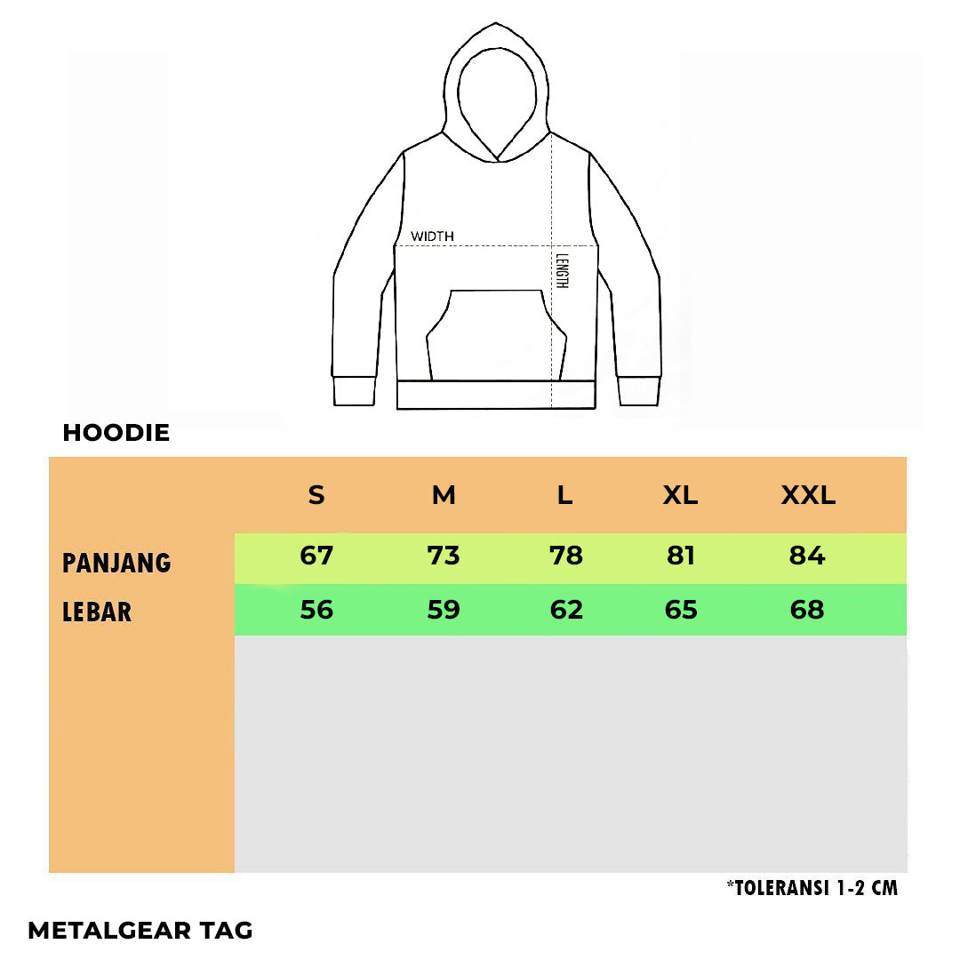 Hoodie Dewasa Official Merchandise Deadsquad - PMI White