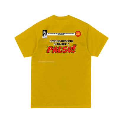 Kaos Dewasa Official Merchandise Bonga Bonga - Anti Part*i Yellow