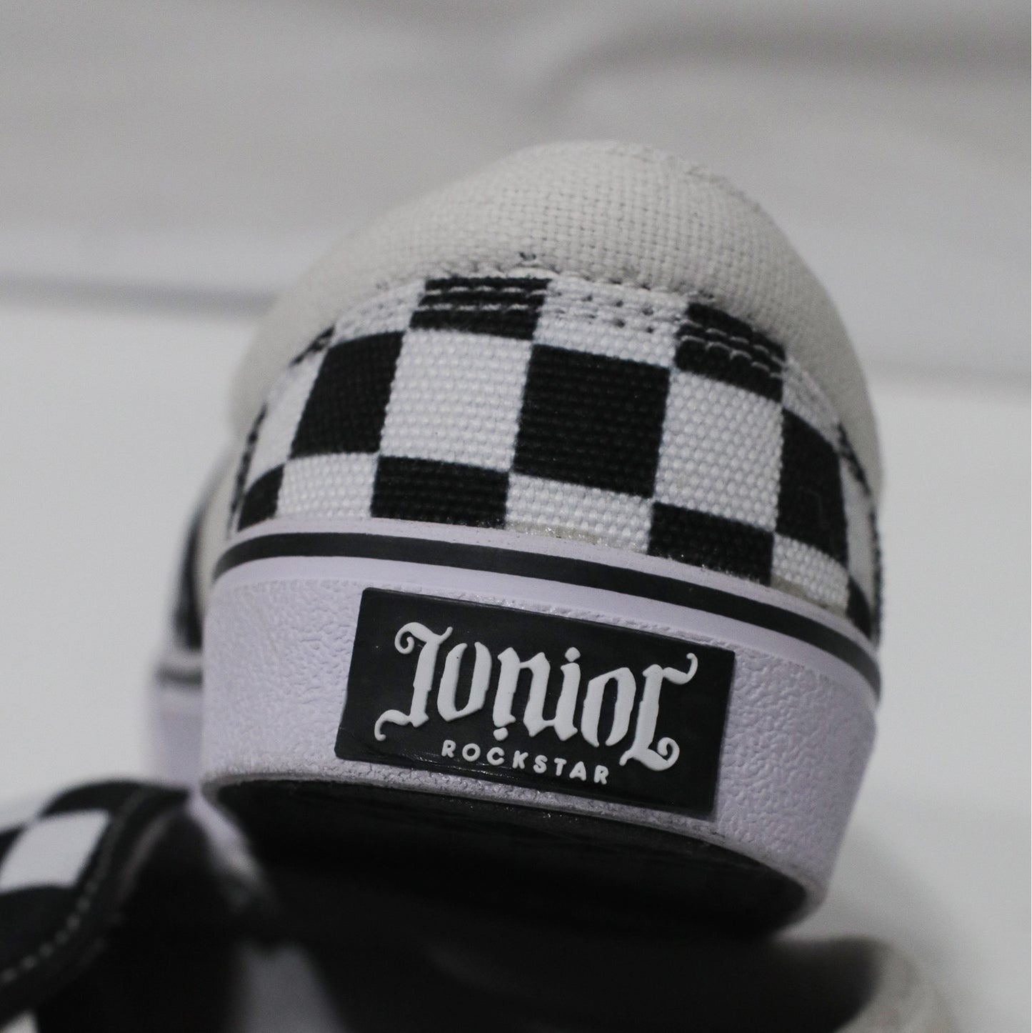 Sepatu Juniorrockstar Vns Checkerboard White