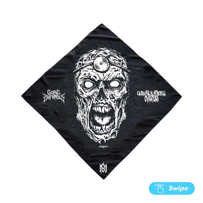 Bandana Dewasa Original Merchandise Gore Infamous - Skull
