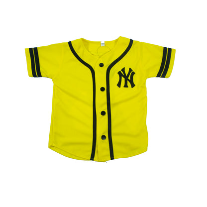 Baseball Yellow Stripe Black