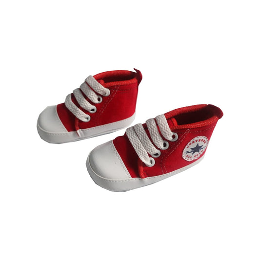 <transcy>Converse Red Baby Shoes</transcy>