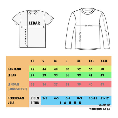 Official Merchandise Baju Anak The Brandals -  Belum Padam