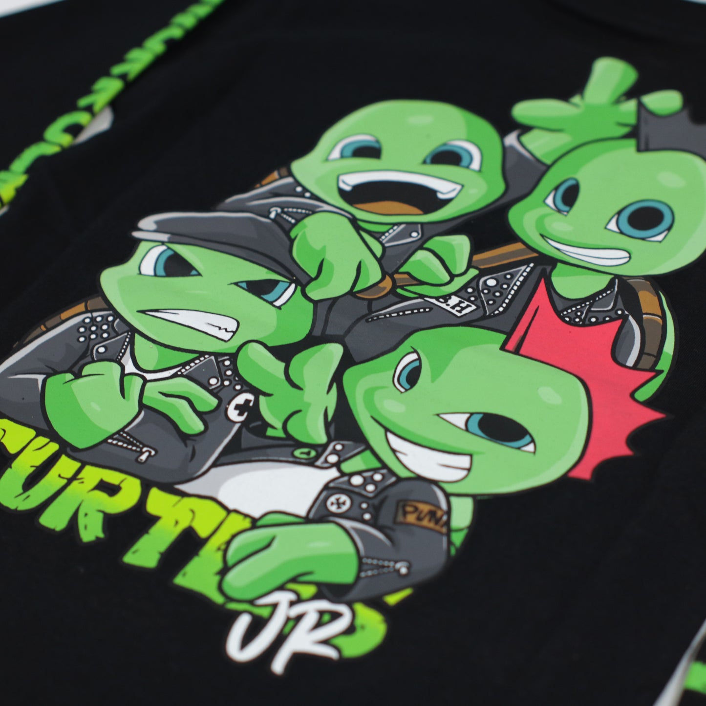 Official Merchandise Baju Anak Turtles JR - Junior Ninja Punk LS