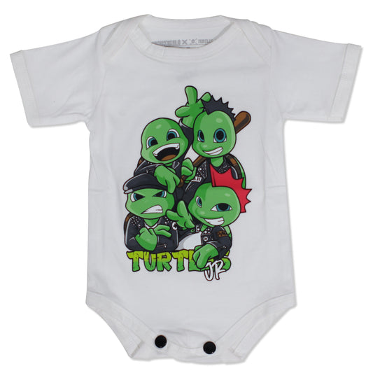 Official Merchandise Jumper Turtles.JR - Junior Ninja Punk White