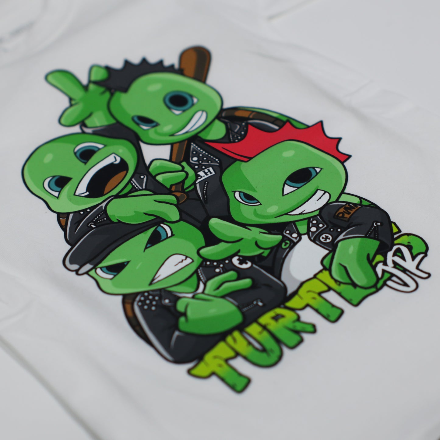 Official Merchandise Jumper Turtles.JR - Junior Ninja Punk White