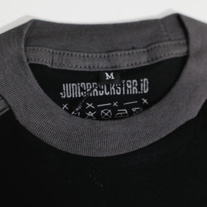 Baju Anak Raglan Juniorrockstar Black