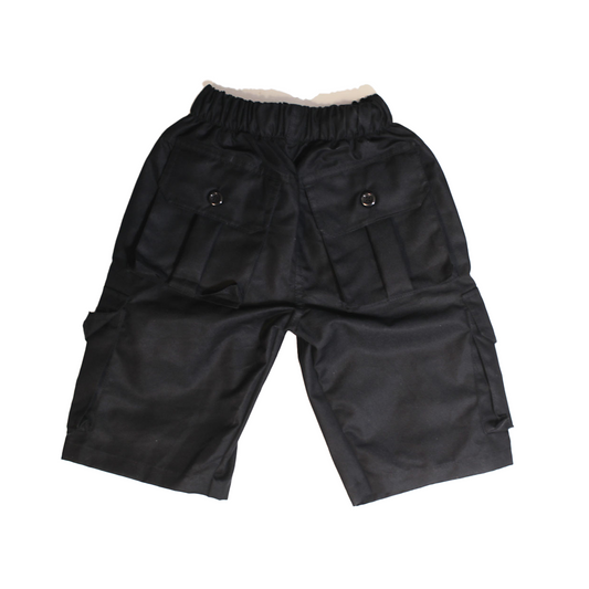 Celana Cargo Pendek Anak - Black
