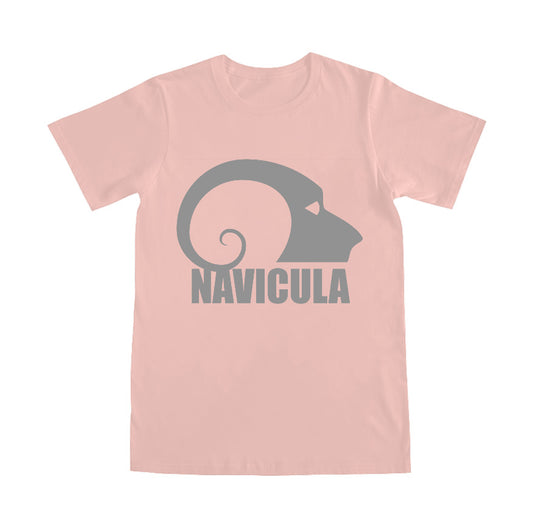 Official Merchandise Baju Anak Navicula - Logo Stonewash Dusty Pink